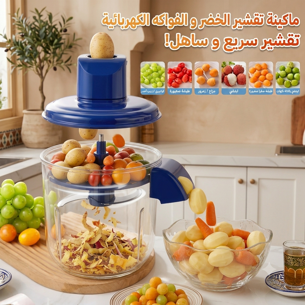 قطاعة الخضر و الفواكه الأوتوماتيكية